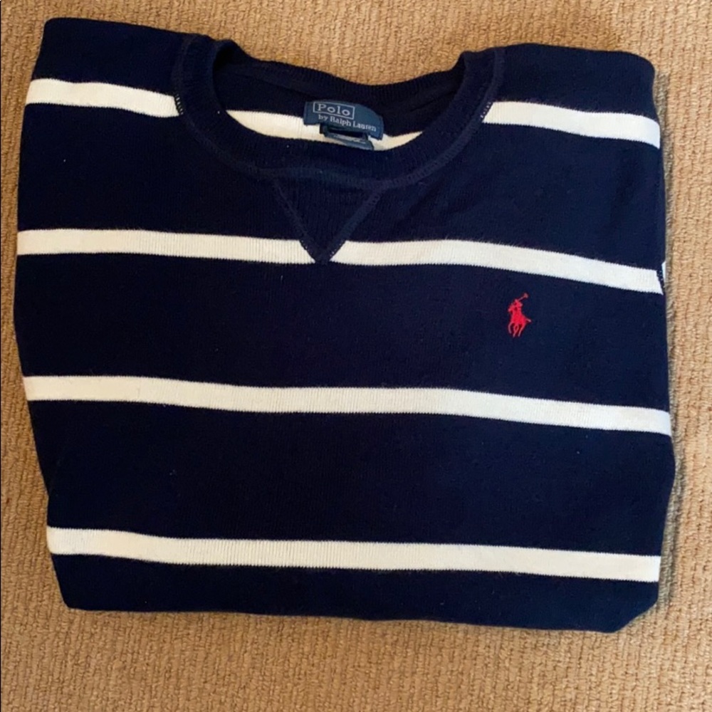 Polo crewneck sweater